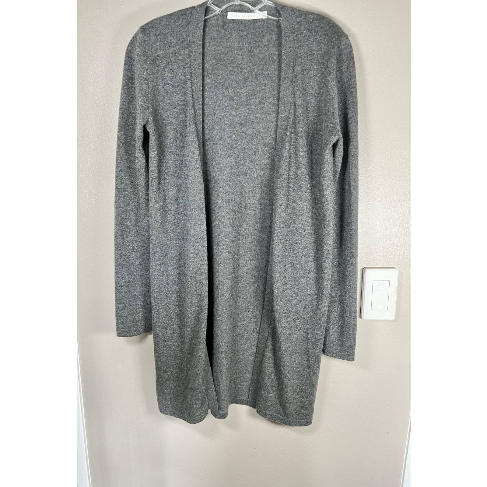 Saverio Palatella Cashmere Open Front Cashmere Size 42it/6 Us $480